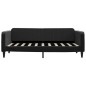 vidaXL Divano Letto con Letto Estraibile Nero 90x190 cm in Velluto vidaXL Divano Letto con Letto Estraibile Nero 90x190 cm in Velluto