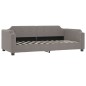 vidaXL Divano Letto Estraibile con Cassetti Tortora 90x200 cm Tessuto vidaXL Divano Letto Estraibile con Cassetti Tortora 90x200 cm Tessuto