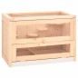 vidaXL Gabbia per Criceti 60x35,5x42 cm in Legno Massello di Abete vidaXL Gabbia per Criceti 60x35,5x42 cm in Legno Massello di Abete