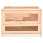 vidaXL Gabbia per Criceti 60x35,5x42 cm in Legno Massello di Abete vidaXL Gabbia per Criceti 60x35,5x42 cm in Legno Massello di Abete