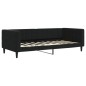 vidaXL Divano Letto Estraibile con Cassetti Nero 90x190 cm in Velluto vidaXL Divano Letto Estraibile con Cassetti Nero 90x190 cm in Velluto