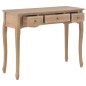 280047 vidaXL Dressing Console Table with 3 Drawers Brown 280047 vidaXL Dressing Console Table with 3 Drawers Brown