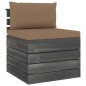 vidaXL Set Divani da Giardino su Pallet 7 pz con Cuscini Massello Pino vidaXL Set Divani da Giardino su Pallet 7 pz con Cuscini Massello Pino