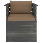 vidaXL Set Divani da Giardino su Pallet 7 pz con Cuscini Massello Pino vidaXL Set Divani da Giardino su Pallet 7 pz con Cuscini Massello Pino