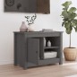 Mobile Porta TV Grigio 70x36,5x52 cm in Legno Massello di Pino Mobile Porta TV Grigio 70x36,5x52 cm in Legno Massello di Pino