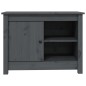 Mobile Porta TV Grigio 70x36,5x52 cm in Legno Massello di Pino Mobile Porta TV Grigio 70x36,5x52 cm in Legno Massello di Pino
