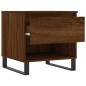 vidaXL Tavolini Salotto 2pz Rovere Marrone 50x46x50 Legno Multistrato