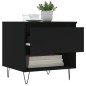 vidaXL Tavolini da Salotto 2 pz Neri 50x46x50 cm in Legno Multistrato vidaXL Tavolini da Salotto 2 pz Neri 50x46x50 cm in Legno Multistrato