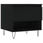 vidaXL Tavolini da Salotto 2 pz Neri 50x46x50 cm in Legno Multistrato vidaXL Tavolini da Salotto 2 pz Neri 50x46x50 cm in Legno Multistrato