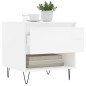 vidaXL Tavolini Salotto 2pz Bianco Lucido 50x46x50cm Legno Multistrato vidaXL Tavolini Salotto 2pz Bianco Lucido 50x46x50cm Legno Multistrato