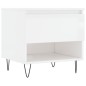 vidaXL Tavolini Salotto 2pz Bianco Lucido 50x46x50cm Legno Multistrato vidaXL Tavolini Salotto 2pz Bianco Lucido 50x46x50cm Legno Multistrato