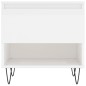 vidaXL Tavolini Salotto 2pz Bianco Lucido 50x46x50cm Legno Multistrato vidaXL Tavolini Salotto 2pz Bianco Lucido 50x46x50cm Legno Multistrato