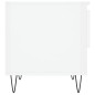 vidaXL Tavolini Salotto 2pz Bianco Lucido 50x46x50cm Legno Multistrato vidaXL Tavolini Salotto 2pz Bianco Lucido 50x46x50cm Legno Multistrato