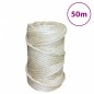 vidaXL Corda in Sisal 100% 4 mm 50 m vidaXL Corda in Sisal 100% 4 mm 50 m
