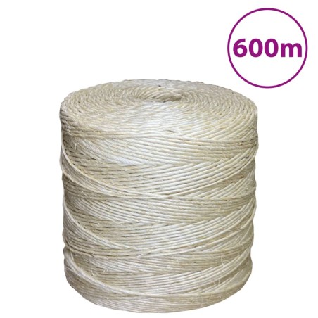 vidaXL Corda in Sisal 100% 2 mm 600 m