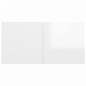 Set di Mobili Porta TV 4 pz Bianco Lucido in Legno Multistrato Set di Mobili Porta TV 4 pz Bianco Lucido in Legno Multistrato