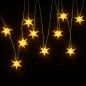 vidaXL Illuminazione Stella Moravia 10 LED Gialla 10 cm