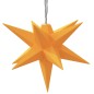 vidaXL Illuminazione Stella Moravia 10 LED Gialla 10 cm