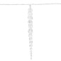 vidaXL Luce Natale a Ghiacciolo 100 LED Bianco Caldo 10 m Acrilico PVC vidaXL Luce Natale a Ghiacciolo 100 LED Bianco Caldo 10 m Acrilico PVC