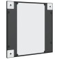 vidaXL Specchio da Parete Nero 50x50 cm Quadrato in Ferro vidaXL Specchio da Parete Nero 50x50 cm Quadrato in Ferro