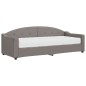 vidaXL Divano Letto con Materasso Tortora 80x200 cm in Tessuto vidaXL Divano Letto con Materasso Tortora 80x200 cm in Tessuto