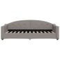 vidaXL Divano Letto con Materasso Tortora 80x200 cm in Tessuto vidaXL Divano Letto con Materasso Tortora 80x200 cm in Tessuto