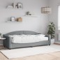 vidaXL Divano Letto con Materasso Grigio Chiaro 90x200 cm in Tessuto vidaXL Divano Letto con Materasso Grigio Chiaro 90x200 cm in Tessuto