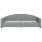 vidaXL Divano Letto con Materasso Grigio Chiaro 90x200 cm in Tessuto vidaXL Divano Letto con Materasso Grigio Chiaro 90x200 cm in Tessuto