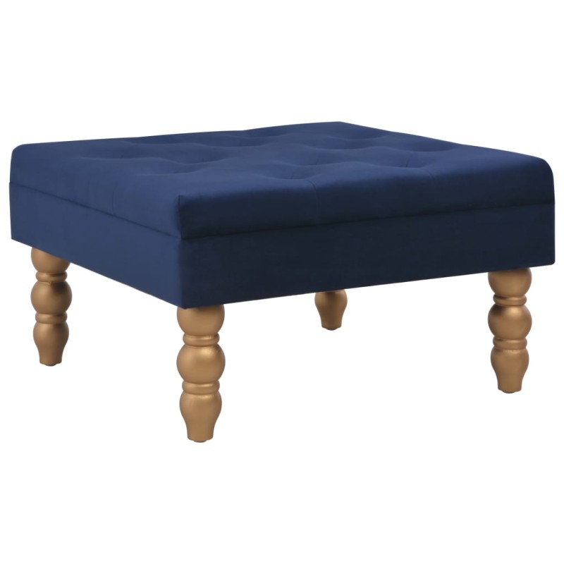 vidaXL Sgabello Blu Marino 60x60x36 cm in Velluto vidaXL Sgabello Blu Marino 60x60x36 cm in Velluto
