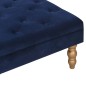 vidaXL Sgabello Blu Marino 60x60x36 cm in Velluto vidaXL Sgabello Blu Marino 60x60x36 cm in Velluto