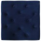 vidaXL Sgabello Blu Marino 60x60x36 cm in Velluto vidaXL Sgabello Blu Marino 60x60x36 cm in Velluto