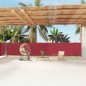 vidaXL Tenda Laterale Retrattile Rossa 140x1200 cm