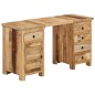 vidaXL Scrivania a Colonna in Legno Massello di Mango 140x50x77 cm vidaXL Scrivania a Colonna in Legno Massello di Mango 140x50x77 cm