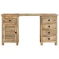 vidaXL Scrivania a Colonna in Legno Massello di Mango 140x50x77 cm vidaXL Scrivania a Colonna in Legno Massello di Mango 140x50x77 cm
