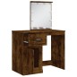 vidaXL Toeletta con Luci LED Rovere Fumo 90x42x132,5 cm vidaXL Toeletta con Luci LED Rovere Fumo 90x42x132,5 cm