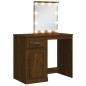 vidaXL Toeletta con Luci LED Rovere Marrone 90x42x132,5 cm vidaXL Toeletta con Luci LED Rovere Marrone 90x42x132,5 cm
