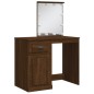 vidaXL Toeletta con Luci LED Rovere Marrone 90x42x132,5 cm vidaXL Toeletta con Luci LED Rovere Marrone 90x42x132,5 cm