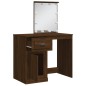vidaXL Toeletta con Luci LED Rovere Marrone 90x42x132,5 cm vidaXL Toeletta con Luci LED Rovere Marrone 90x42x132,5 cm