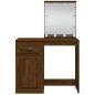 vidaXL Toeletta con Luci LED Rovere Marrone 90x42x132,5 cm vidaXL Toeletta con Luci LED Rovere Marrone 90x42x132,5 cm