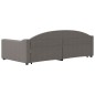 vidaXL Divano Letto con Letto Estraibile Tortora 100x200 cm in Tessuto