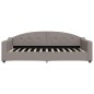 vidaXL Divano Letto con Letto Estraibile Tortora 100x200 cm in Tessuto