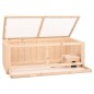 vidaXL Gabbia per Criceti 104x52x38 cm in Legno Massello di Abete vidaXL Gabbia per Criceti 104x52x38 cm in Legno Massello di Abete