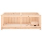 vidaXL Gabbia per Criceti 104x52x38 cm in Legno Massello di Abete vidaXL Gabbia per Criceti 104x52x38 cm in Legno Massello di Abete