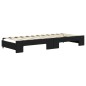 vidaXL Divano Letto Estraibile con Cassetti Nero 80x200 cm in Velluto vidaXL Divano Letto Estraibile con Cassetti Nero 80x200 cm in Velluto