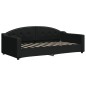 vidaXL Divano Letto Estraibile con Cassetti Nero 90x190 cm in Tessuto vidaXL Divano Letto Estraibile con Cassetti Nero 90x190 cm in Tessuto