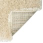 Tappeto Shaggy a Pelo Lungo Beige 200x290 cm 50 mm
