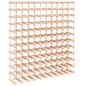 vidaXL Portabottiglie Vino 120Bottiglie 112,5x23x123,5cm Massello Pino vidaXL Portabottiglie Vino 120Bottiglie 112,5x23x123,5cm Massello Pino