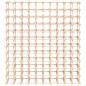 vidaXL Portabottiglie Vino 120Bottiglie 112,5x23x123,5cm Massello Pino vidaXL Portabottiglie Vino 120Bottiglie 112,5x23x123,5cm Massello Pino