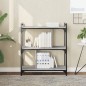 vidaXL Libreria Grigio Sonoma 3 Ripiani 76x32x88 cm Legno Multistrato vidaXL Libreria Grigio Sonoma 3 Ripiani 76x32x88 cm Legno Multistrato