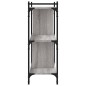 vidaXL Libreria Grigio Sonoma 3 Ripiani 76x32x88 cm Legno Multistrato vidaXL Libreria Grigio Sonoma 3 Ripiani 76x32x88 cm Legno Multistrato